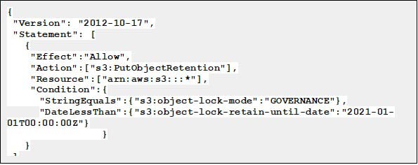 s3 put object retention