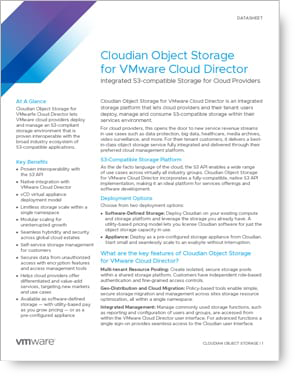 vmware datasheet